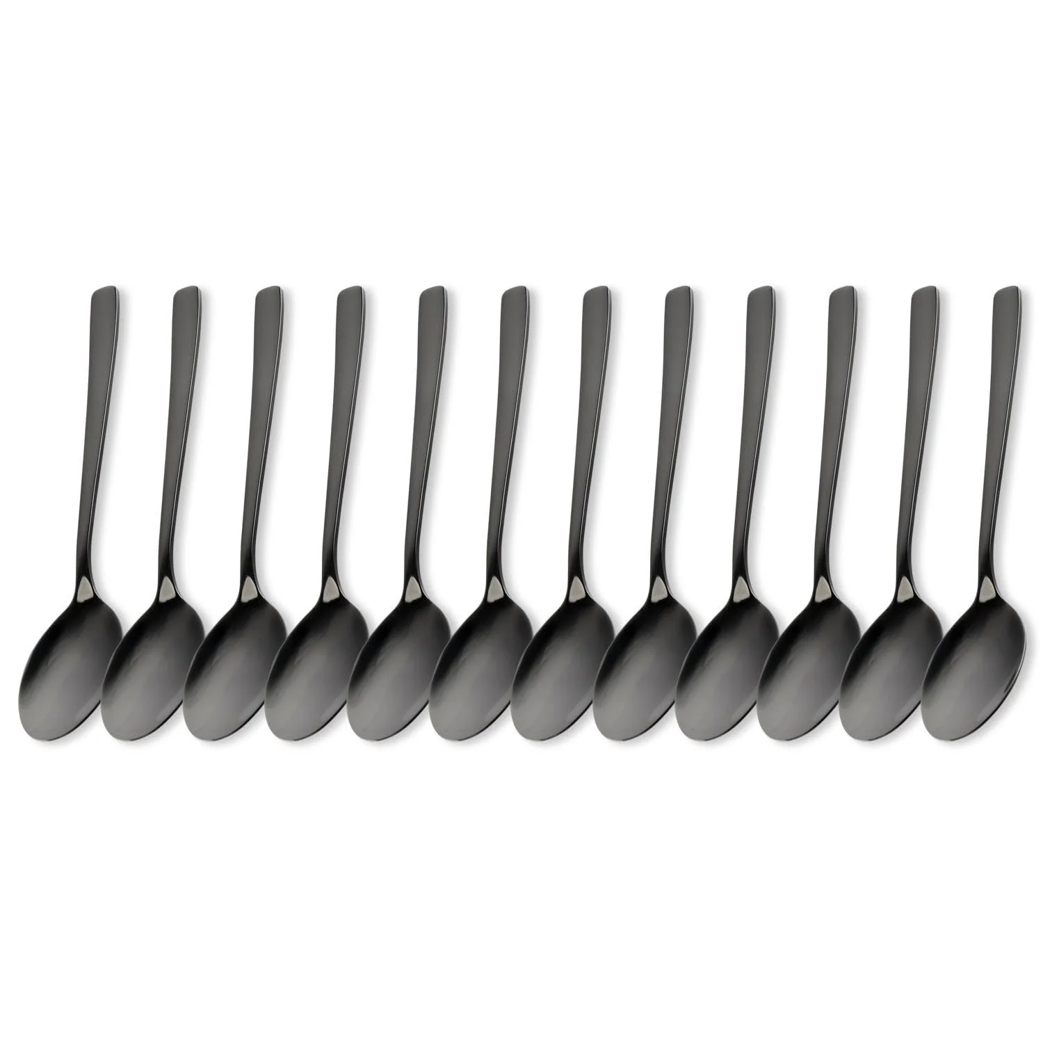 Ложки Кавові Schramm Набір 12 штук Чорні, фото №1