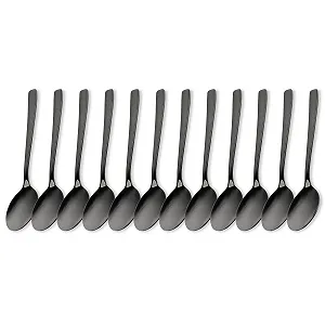Ложки Кавові Schramm Набір 12 штук Чорні - Фото 1