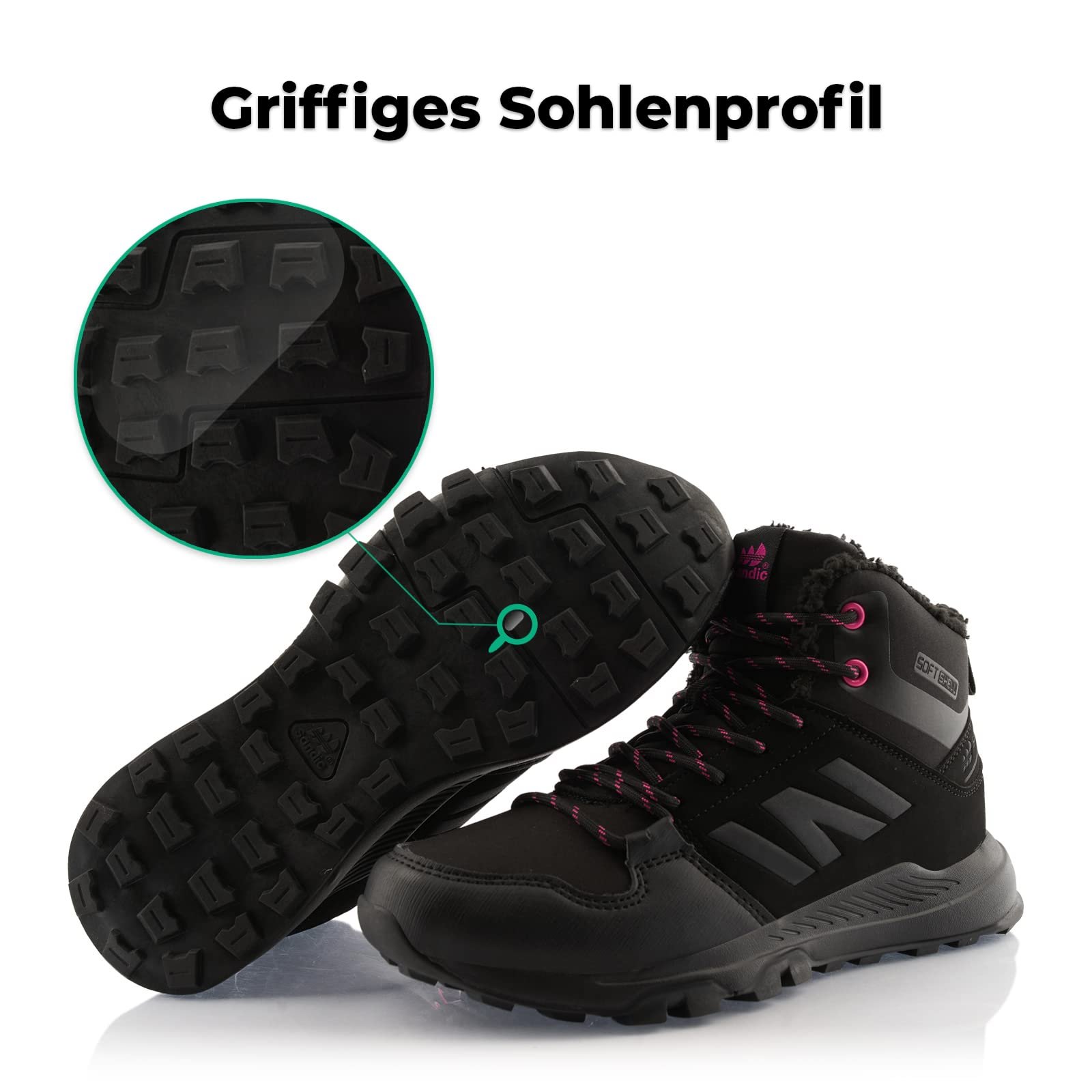 Трекинговые Ботинки Fusskleidung® Утепленные Зимние Ботинки Softshell, фото №4