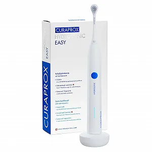 Електрична звукова зубна щітка Curaprox Hydrosonic Easy 3 рівні очищення White - Фото 1