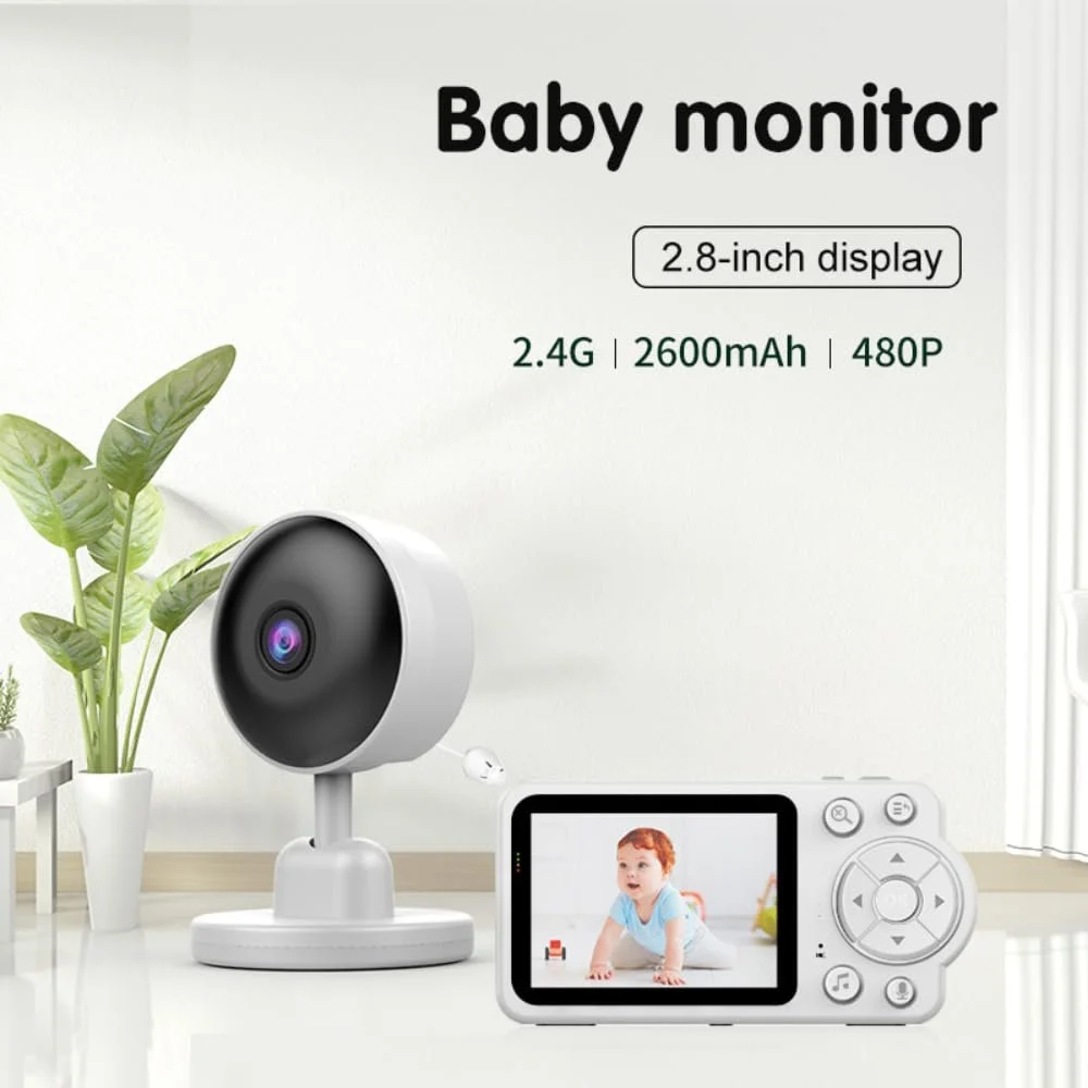 Відеоняня Winnes 2.8 дюймів 480p 4X Zoom VOX 2.4 GHz, фото №2 Відеоняня Winnes 2.8 дюймів 480p 4X Zoom VOX 2.4 GHz, фото №2