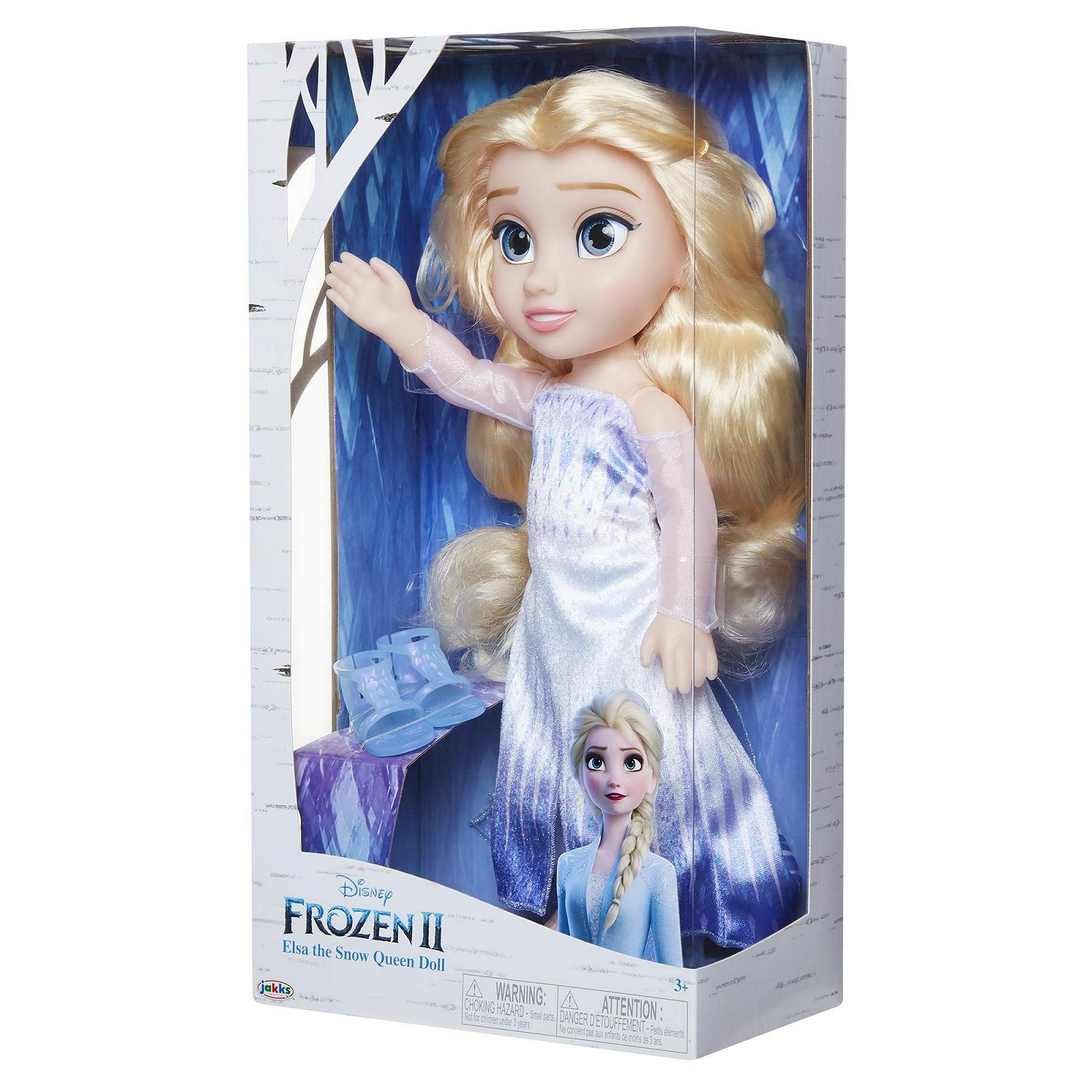 Лялька Jakks Frozen 2 Святкова Ельза, в комплекті пара взуття та сережки, фото №9