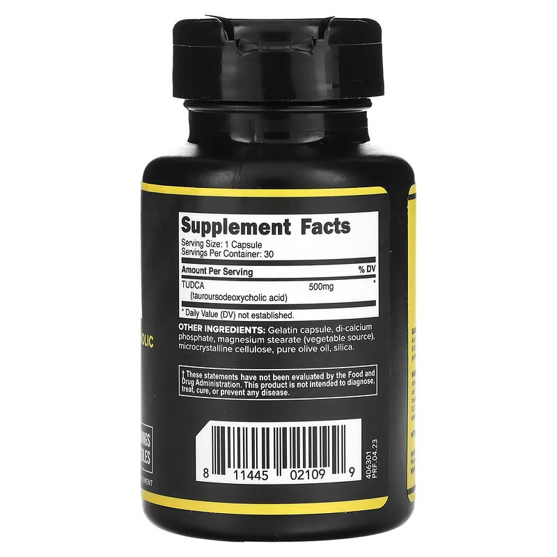 TUDCA 500 mg 30 Capsules, фото №2