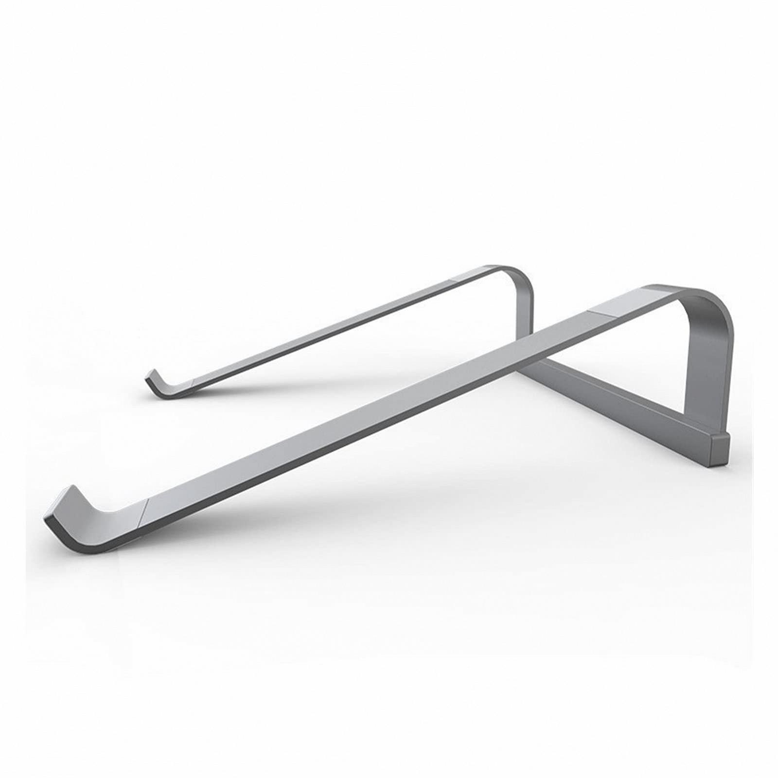 Регулируемая алюминиевая подставка для ноутбука Downwind портативная подставка для ноутбука Riser Stand Cooling Bracket Серый, фото №1 Регулируемая алюминиевая подставка для ноутбука Downwind портативная подставка для ноутбука Riser Stand Cooling Bracket Серый, фото №1