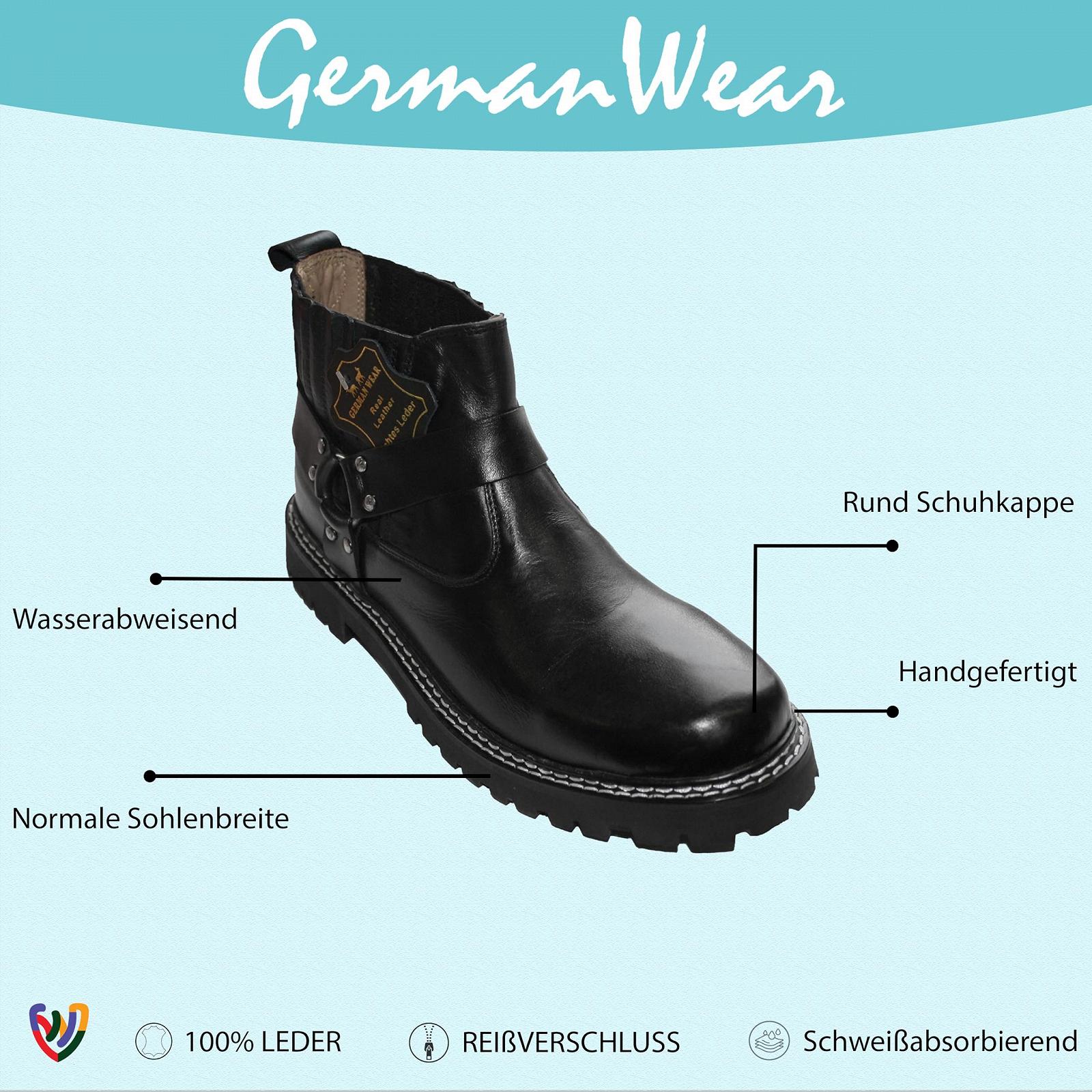 Ботинки German Wear Western Reiter Chopper Motorcycle из натуральной кожи, фото №4