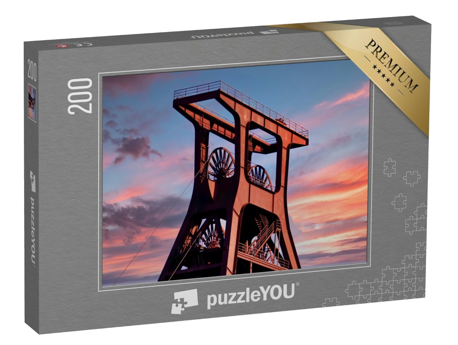 Пазл puzzleYOU Ruhr Area Puzzle Collection Старая копровая башня, Рурская область, Германия 200 деталей, фото №1