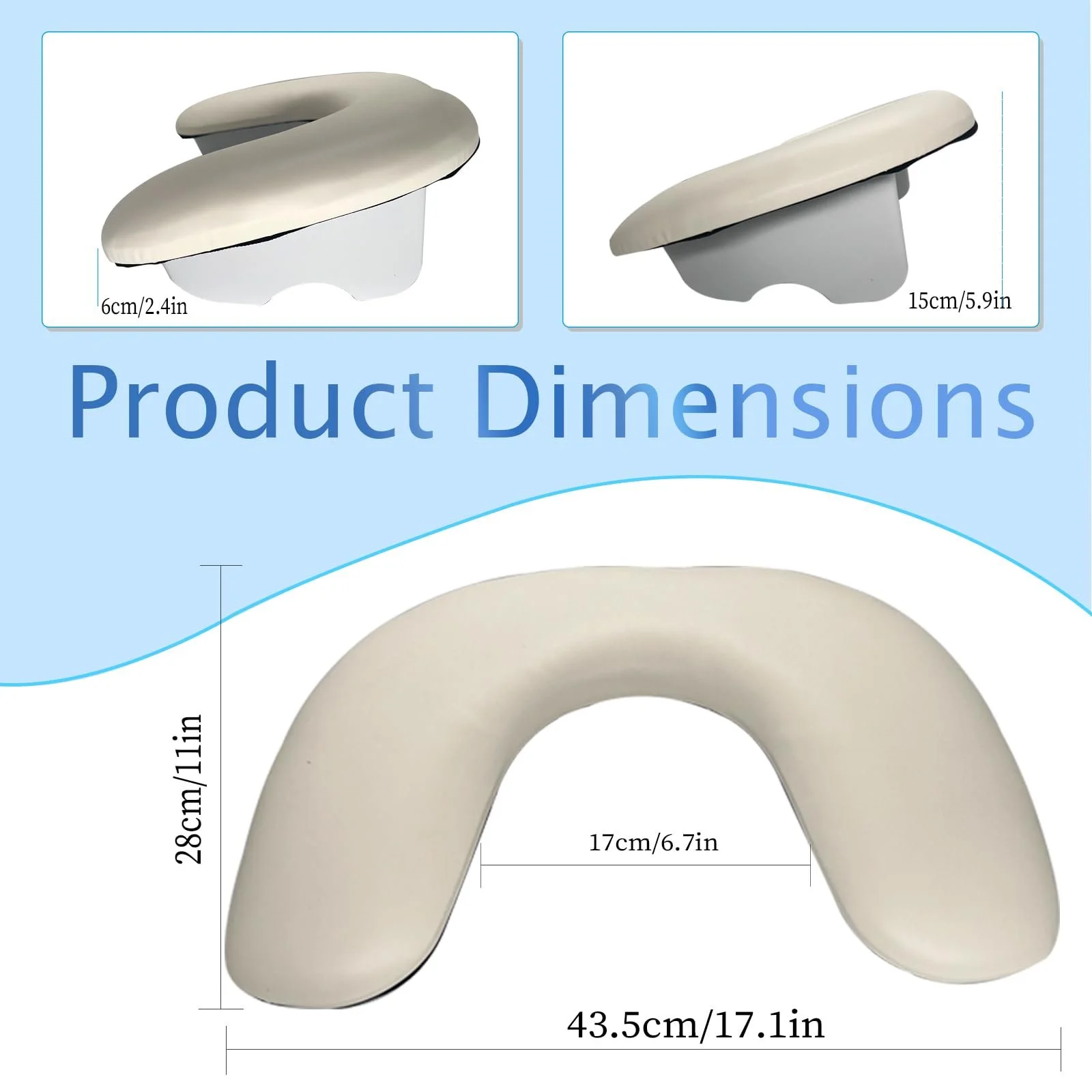 Підставка для рук U-подібна Манікюрний валик для рук знімними тримачами, фото №2 Підставка для рук U-подібна Манікюрний валик для рук знімними тримачами, фото №2