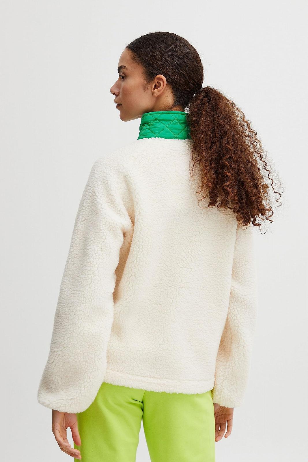 Женская переходная куртка THEJOGGCONCEPT JCBERRI Флисовая Teddy куртка Боковые молнии Воротник-стойка Материал Микс, фото №4 Женская переходная куртка THEJOGGCONCEPT JCBERRI Флисовая Teddy куртка Боковые молнии Воротник-стойка Материал Микс, фото №4