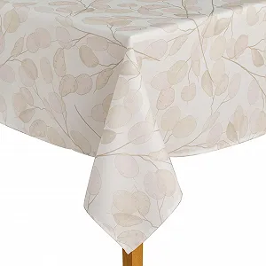 Скатертина Essex Stems листя бежева 110 x 160 см 100% поліестер - Фото 1