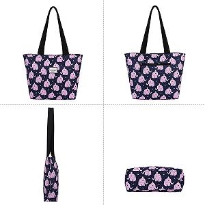 Сумка HAWEE шопер жіноча з блискавкою слон рожевий synthetic.ua - Фото 1