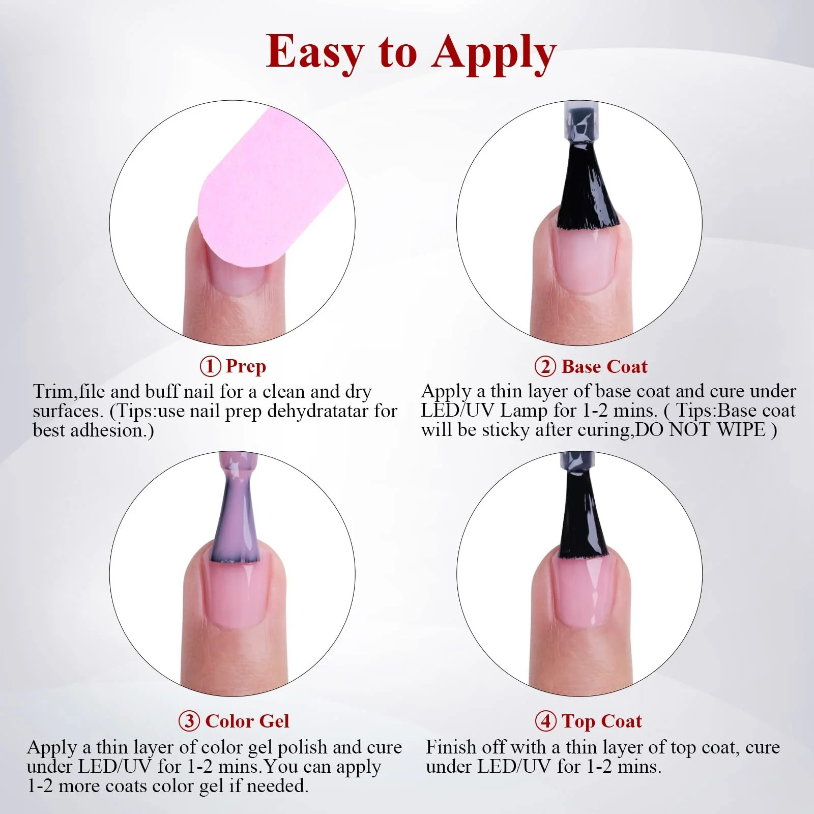 Гель-лак Ozzeal, 15 мл, фото №7