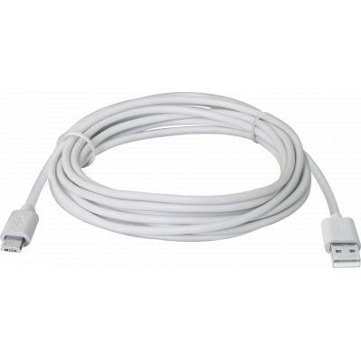 Дата кабель USB08-10BH USB Micro white 3m Defender 87468, фото №2