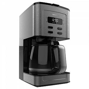 Кавоварка Cecotec Coffee 56 Time, 800 Вт, програмуйте свою каву, нержавіюча сталь, РК-екран, захист від крапель, місткість 1,3 л, 12 чашок, автоматичне вимкнення, резервуар з віконцем synthetic.ua - Фото 1