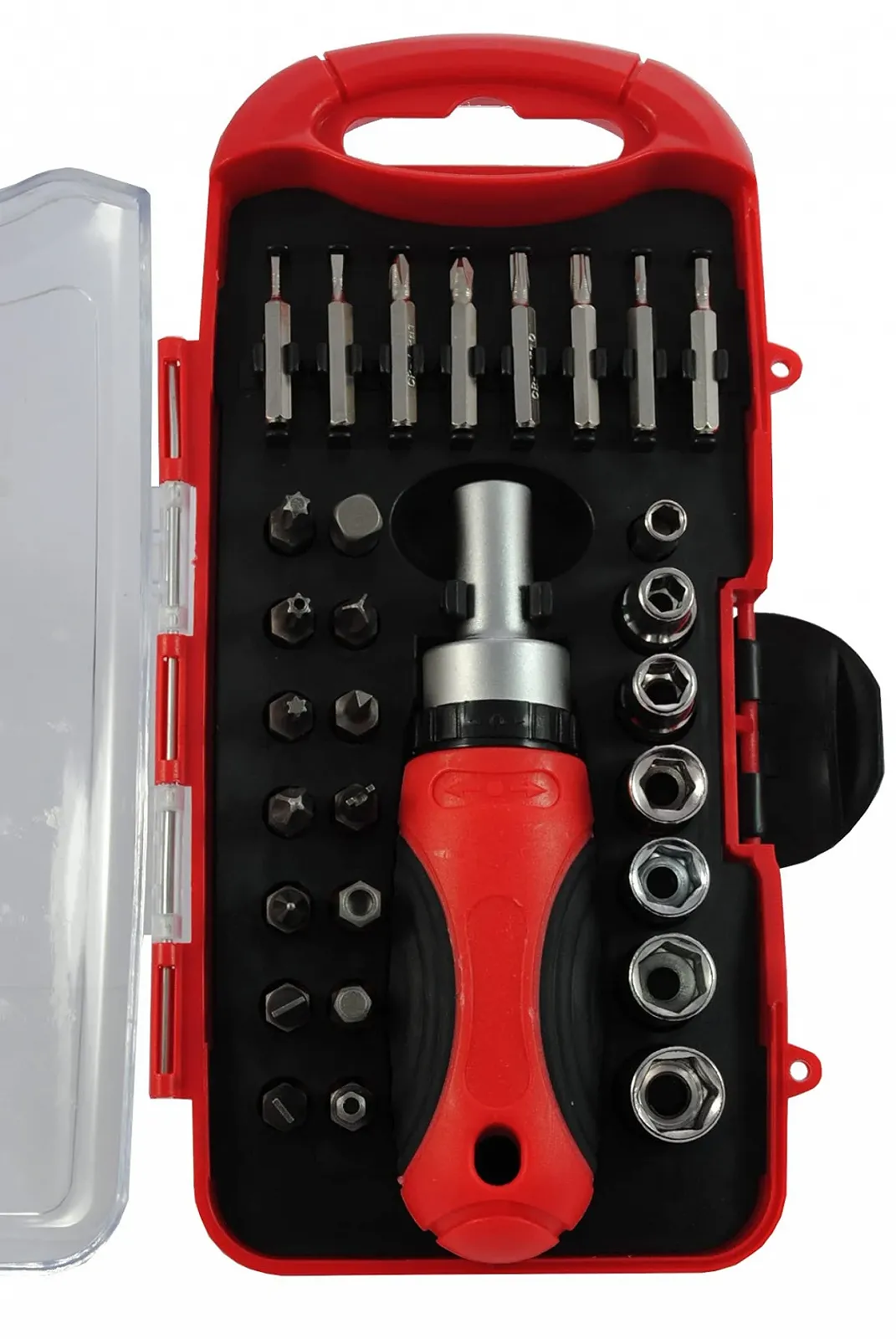 Набір магнітних реверсивних викруток 30 в 1 та мультитул 48 в 1 високовуглецева сталь із кейсом, фото №7