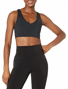 Спортивний бюстгальтер Amazon Essentials Active Sculpt з V-подібним вирізом і середньою підтримкою - Фото 1