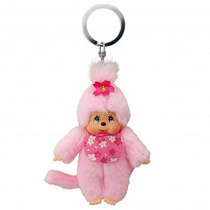 Брелок Sekiguchi Monchhichi 242467 10 см Рожевий сакура Рожевий synthetic.ua - Фото 1