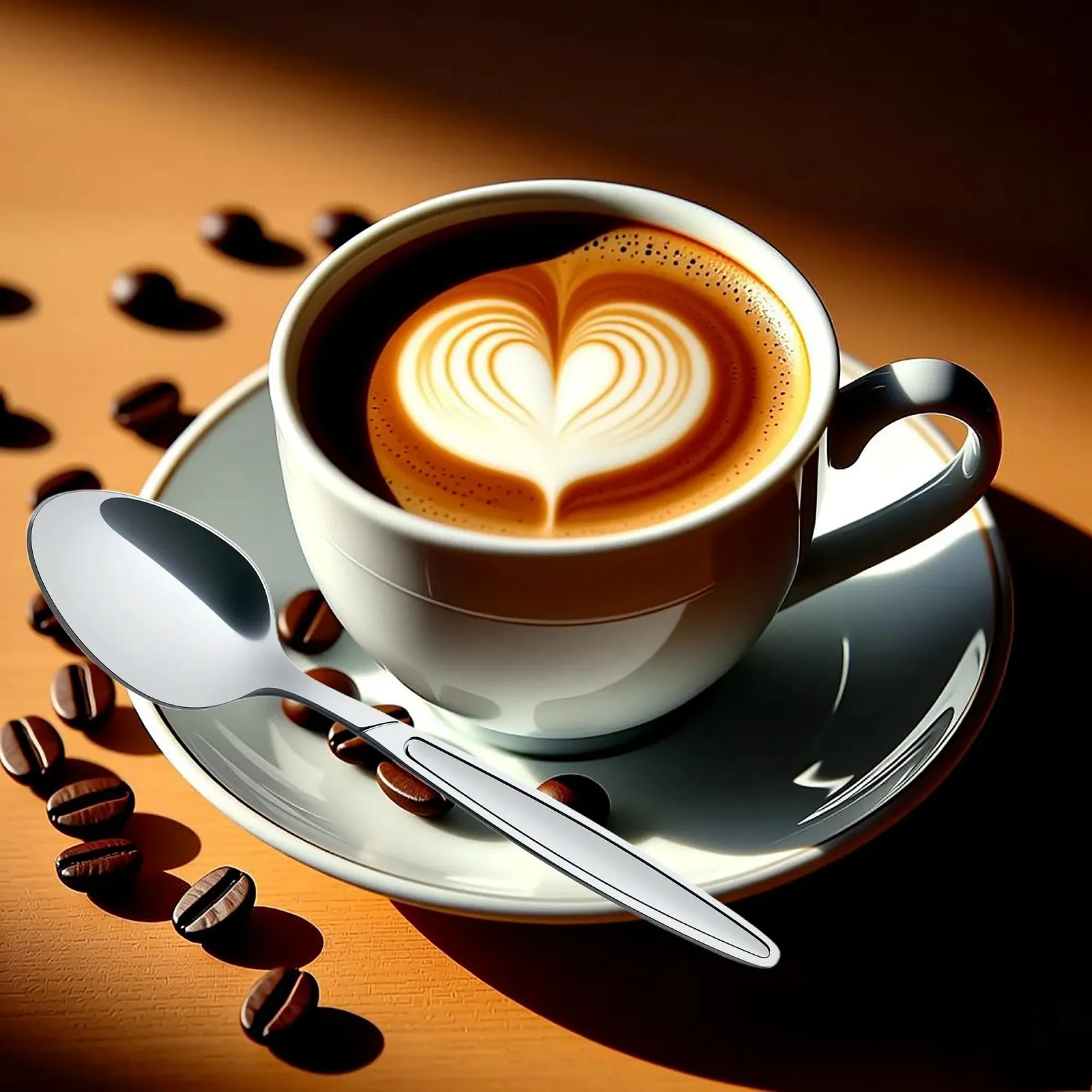 Ложки чайні Hscheid, набір 12 штук, з нержавіючої сталі, 14 см, фото №3