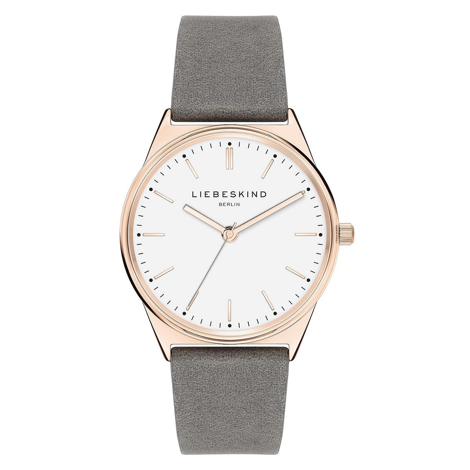 Женские наручные часы Liebeskind Berlin, круглые, классический дизайн, нержавеющая сталь или кожаный ремешок, 34 мм, простой циферблат, кварцевый механизм, фото №1
