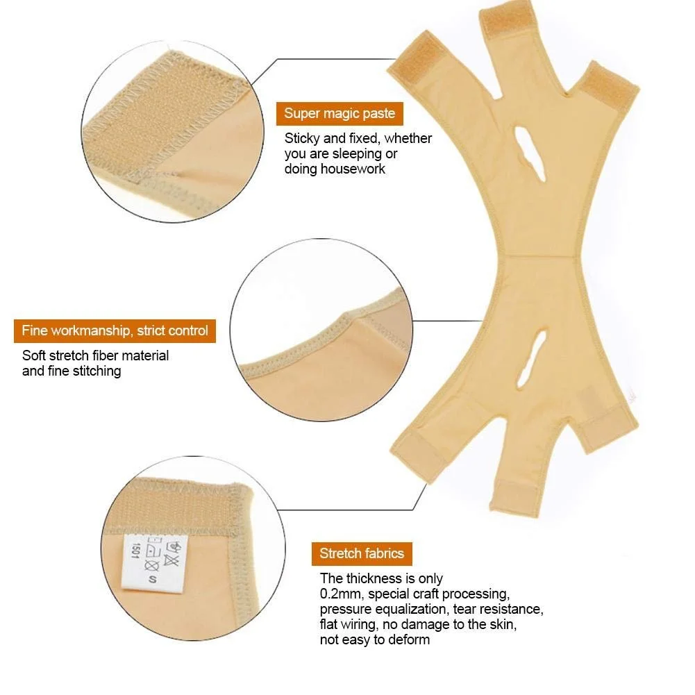 Маска для лица Slimming Patch Lifting V Shape для подтяжки лица и борьбы с признаками старения, фото №4 Маска для лица Slimming Patch Lifting V Shape для подтяжки лица и борьбы с признаками старения, фото №4