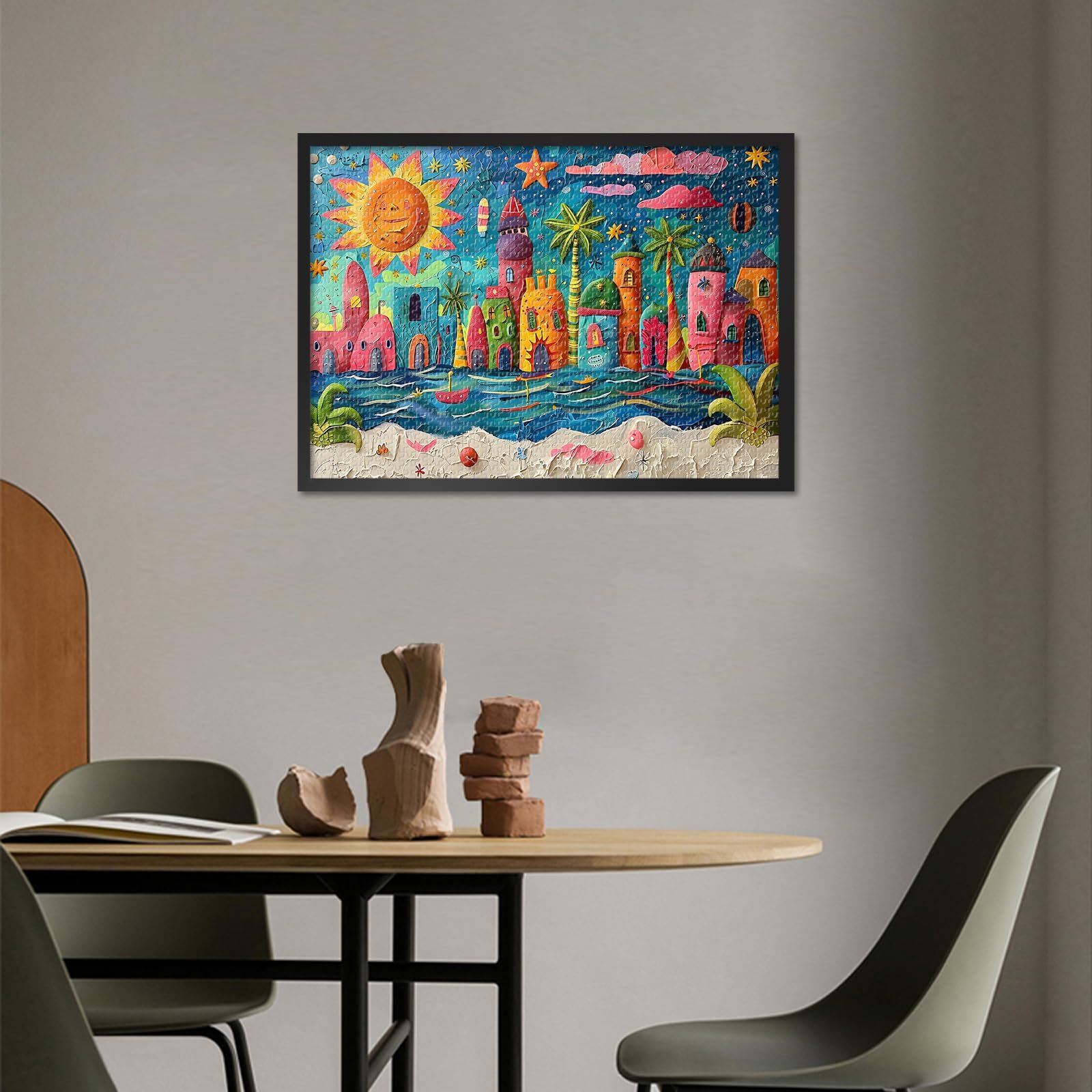 Пазл Sunny Sea Fantasy Landscape 1000 деталей 70 x 50 cm, фото №5