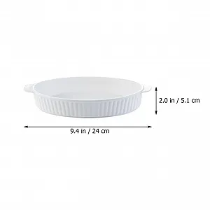 Противень для запекания Керамический с двойными ручками Овальный Термостойкий цена на synthetic.ua - Фото 1 Противень для запекания Керамический с двойными ручками Овальный Термостойкий synthetic.ua - Фото 1