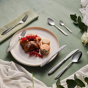 Набір столових приборів Karaca Mantilla, 84 предмети на 12 персон ціна на synthetic.ua - Фото 1 Набір столових приборів Karaca Mantilla, 84 предмети на 12 персон synthetic.ua - Фото 1