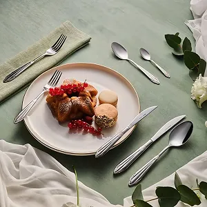 Набор столовых приборов Karaca Mantilla, 84 предмета на 12 персон цена на synthetic.ua - Фото 1 Набор столовых приборов Karaca Mantilla, 84 предмета на 12 персон synthetic.ua - Фото 1