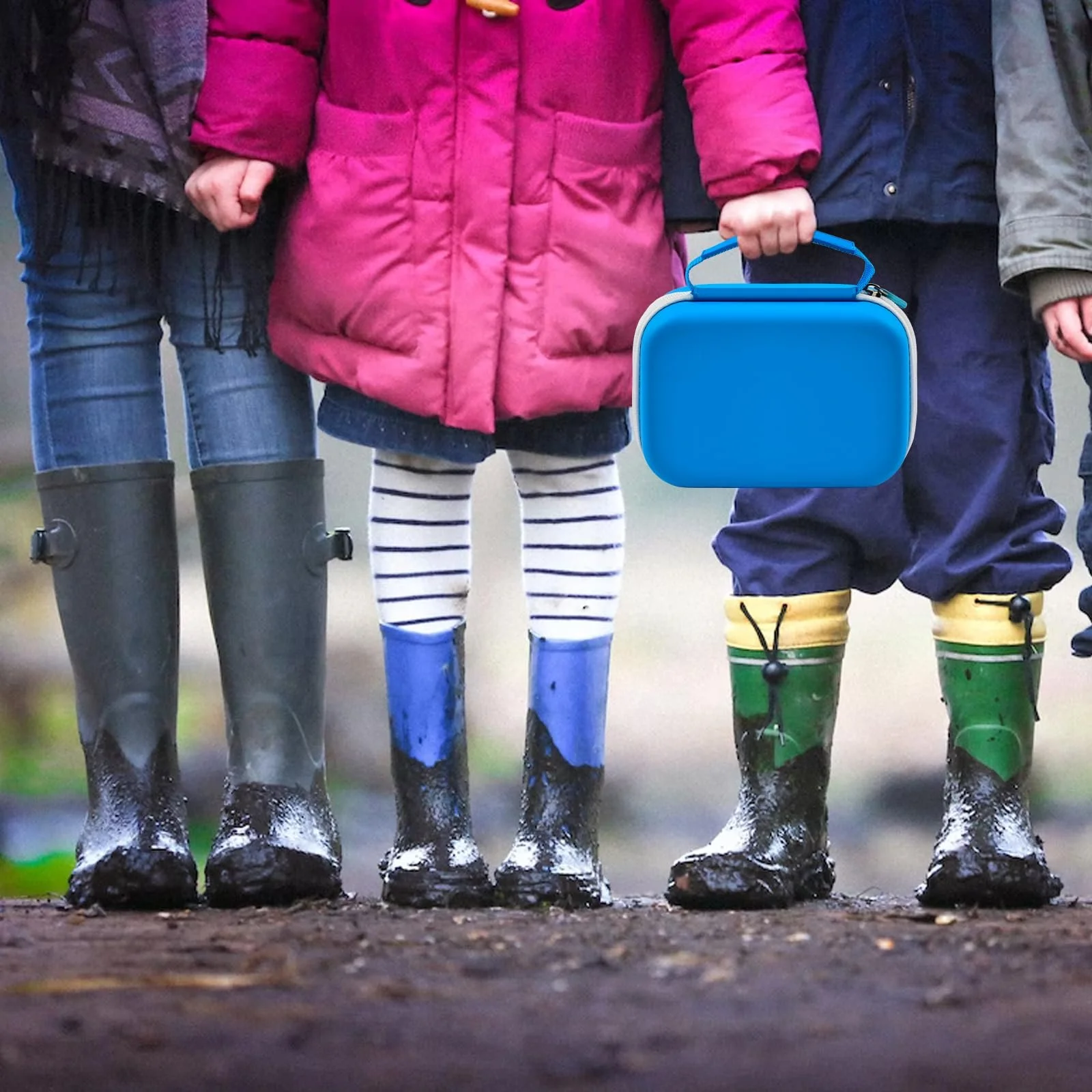 Чехол PAIYULE для детской камеры Uleway/GlobalCrown/Gofunly/USHINING/MINIBEAR Blue, фото №7