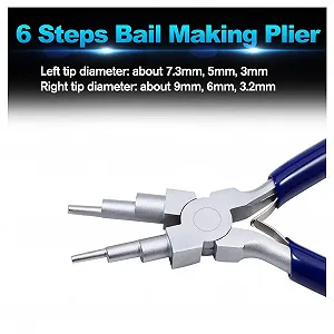 Плоскогубцы SPEEDWOX для выравнивания, 6-ступенчатые 14 см плоскогубцы для формирования петель из проволоки, инструменты для обмотки проволоки, петли для изготовления ювелирных изделий synthetic.ua - Фото 1