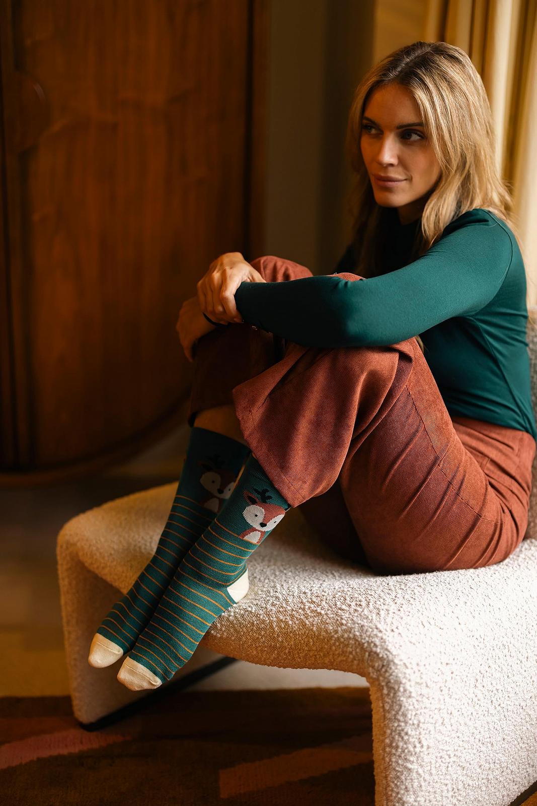 Шкарпетки SockShop Жіночі М’які Бамбукові Дихаючі 5 Пар Розмір 4-8, фото №4