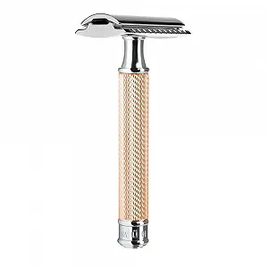 Т-образная бритва MÜHLE R89 Closed Comb Rosegold закрытый гребень - Фото 1
