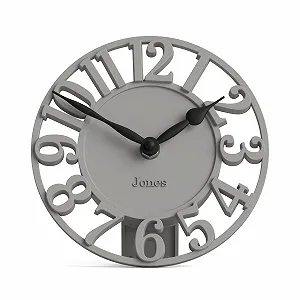 Настольные часы JONES CLOCKS Ealing, миниатюрные скелетообразные - Фото 1
