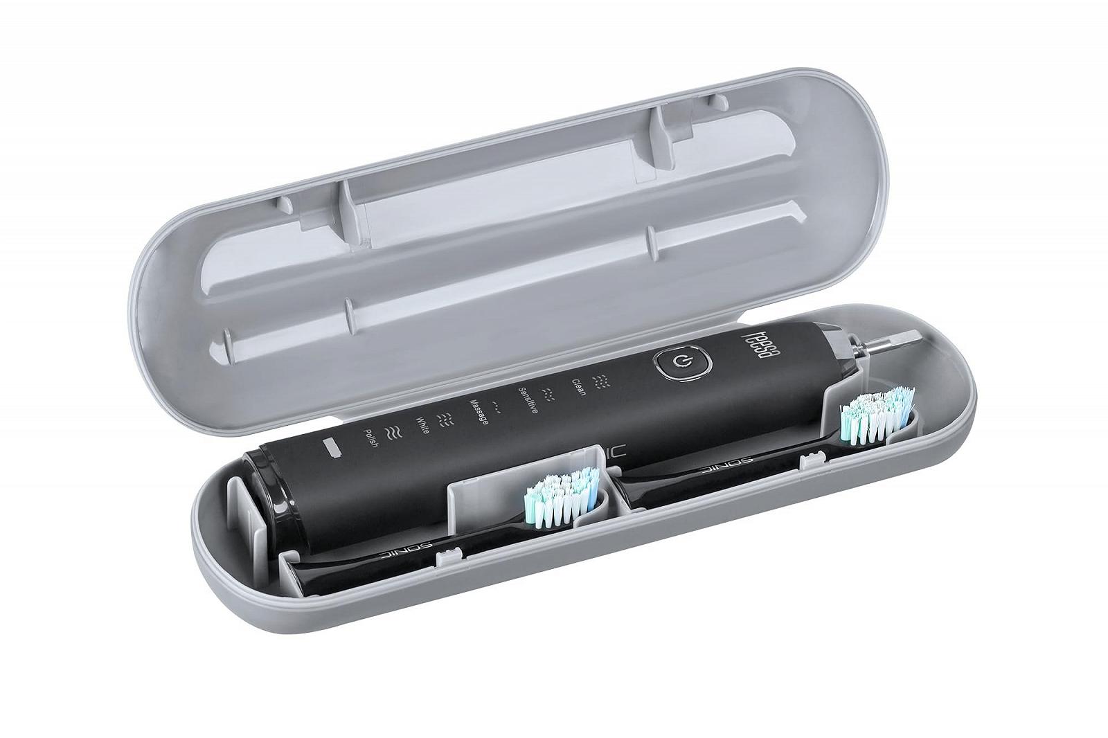 Електрична звукова зубна щітка Teesa Sonic TSA8015 5 режимів Чорна, фото №5