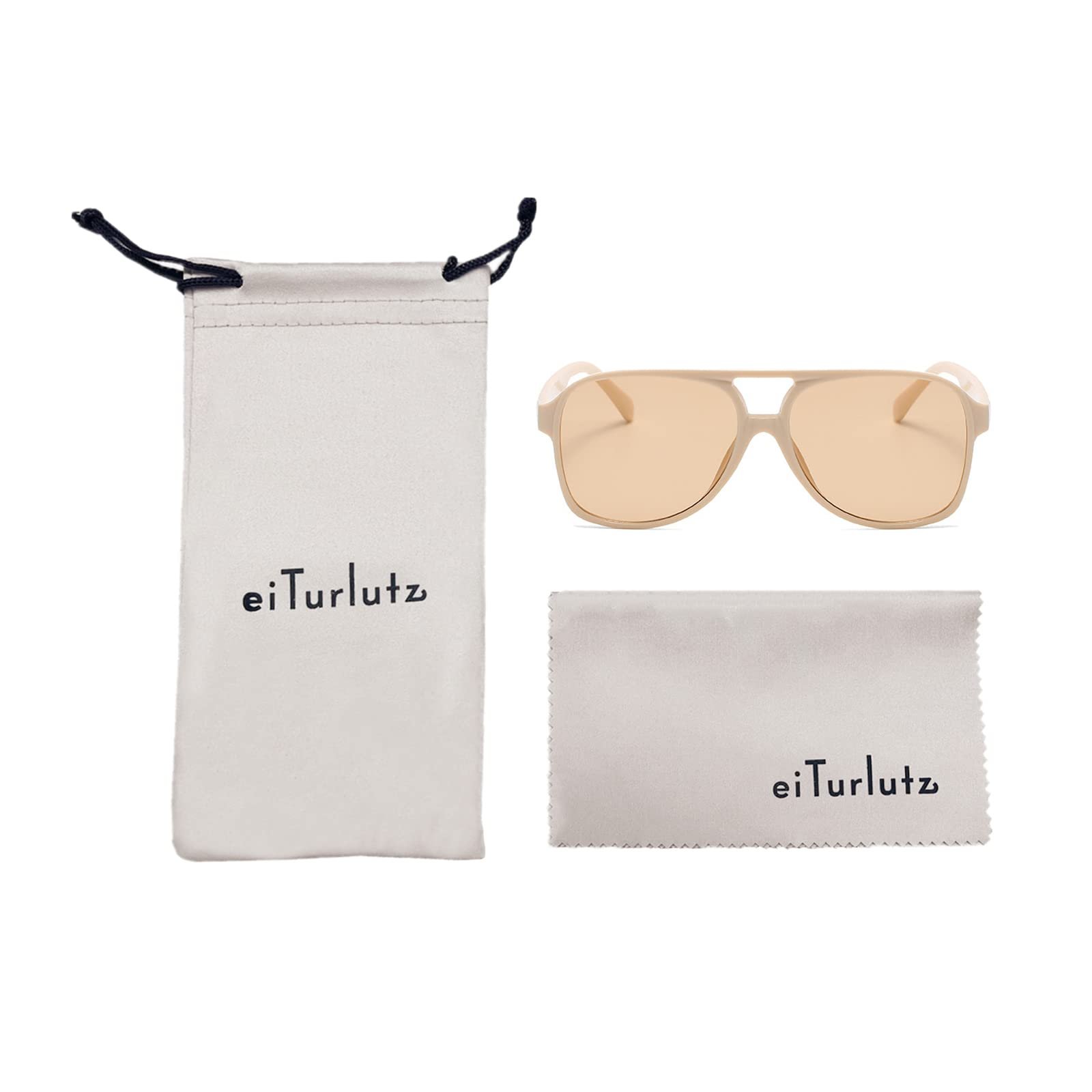 Сонцезахисні окуляри Класичні вінтажні eiTurlutz для чоловіків і жінок, UV400, фото №4 Сонцезахисні окуляри Класичні вінтажні eiTurlutz для чоловіків і жінок, UV400, фото №4