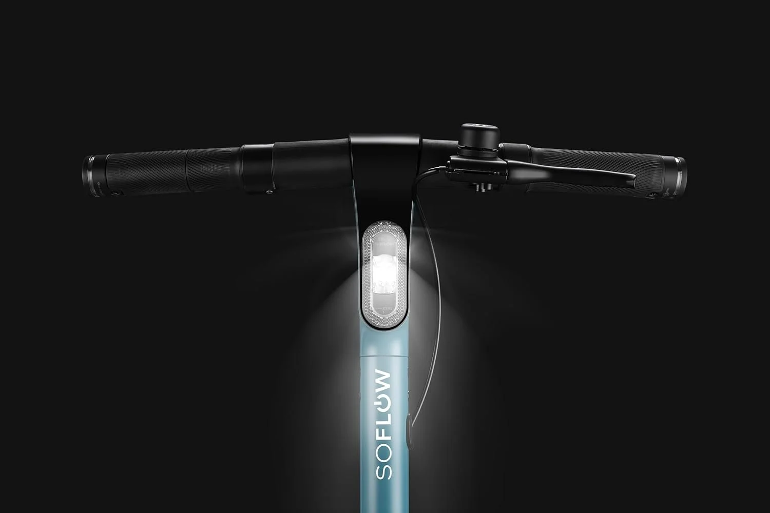 Електросамокат SOFLOW SO ONE+ / 40 км запас ходу / 500 Вт / 9" колеса / 120 кг навантаження / 22 км/г /  Синій, фото №9