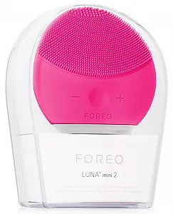Электрическая щетка-массажер для чистки кожы лица Foreo Luna mini 2 Розовая 321545 - Фото 1
