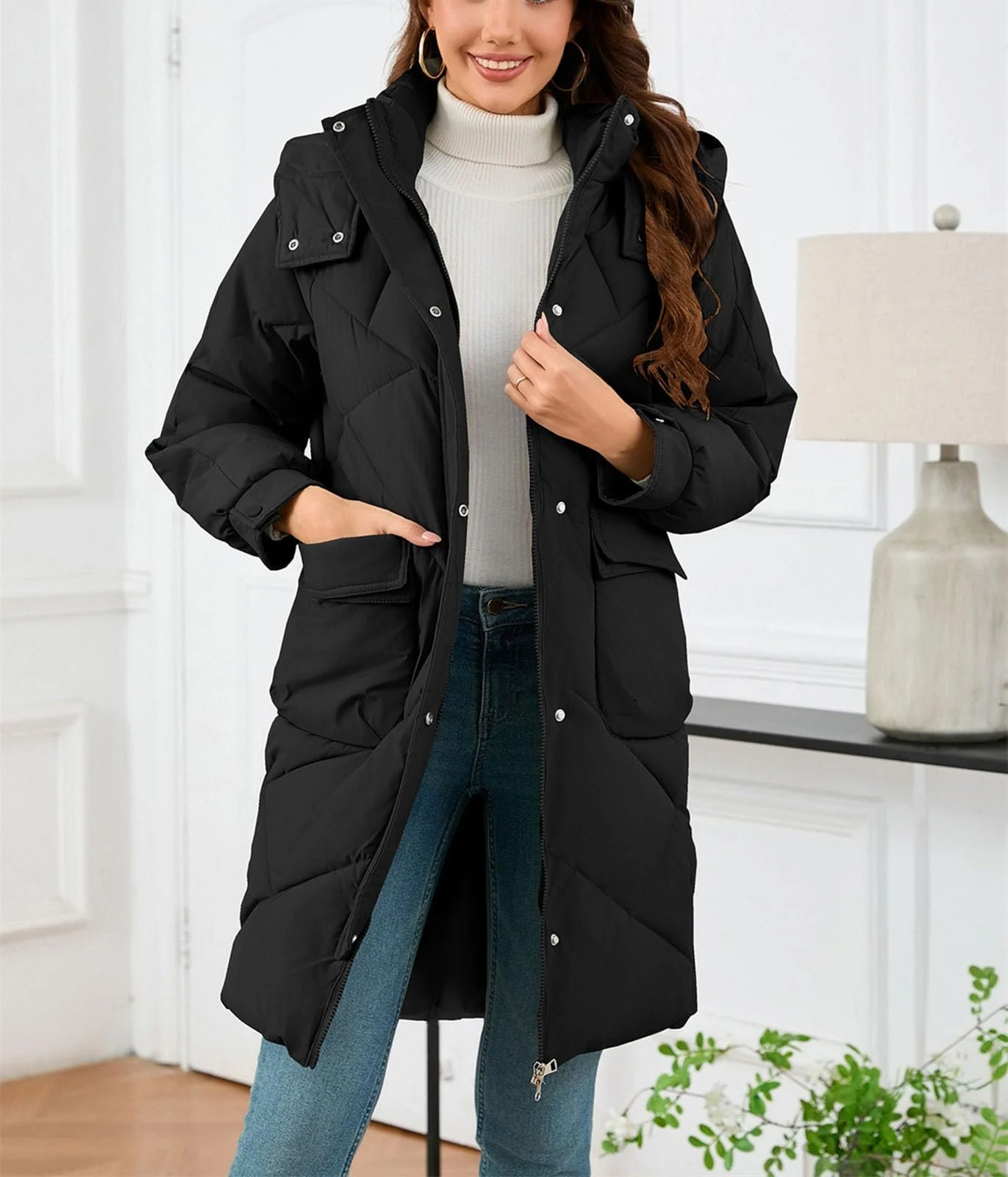 Пуховик Langer Жіночий Зимовий стьобаний, фото №3 Пуховик Langer Жіночий Зимовий стьобаний, фото №3