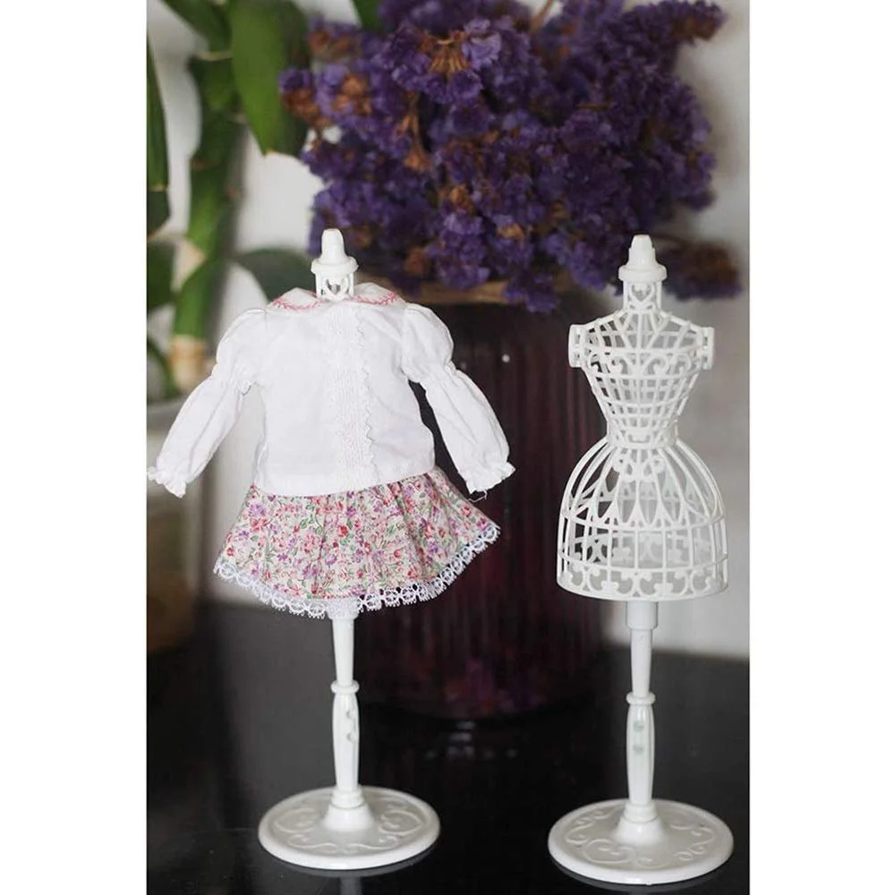 Підставка для одягу POFET для ляльок 1/6, 4 шт, біла, фото №2 Підставка для одягу POFET для ляльок 1/6, 4 шт, біла, фото №2