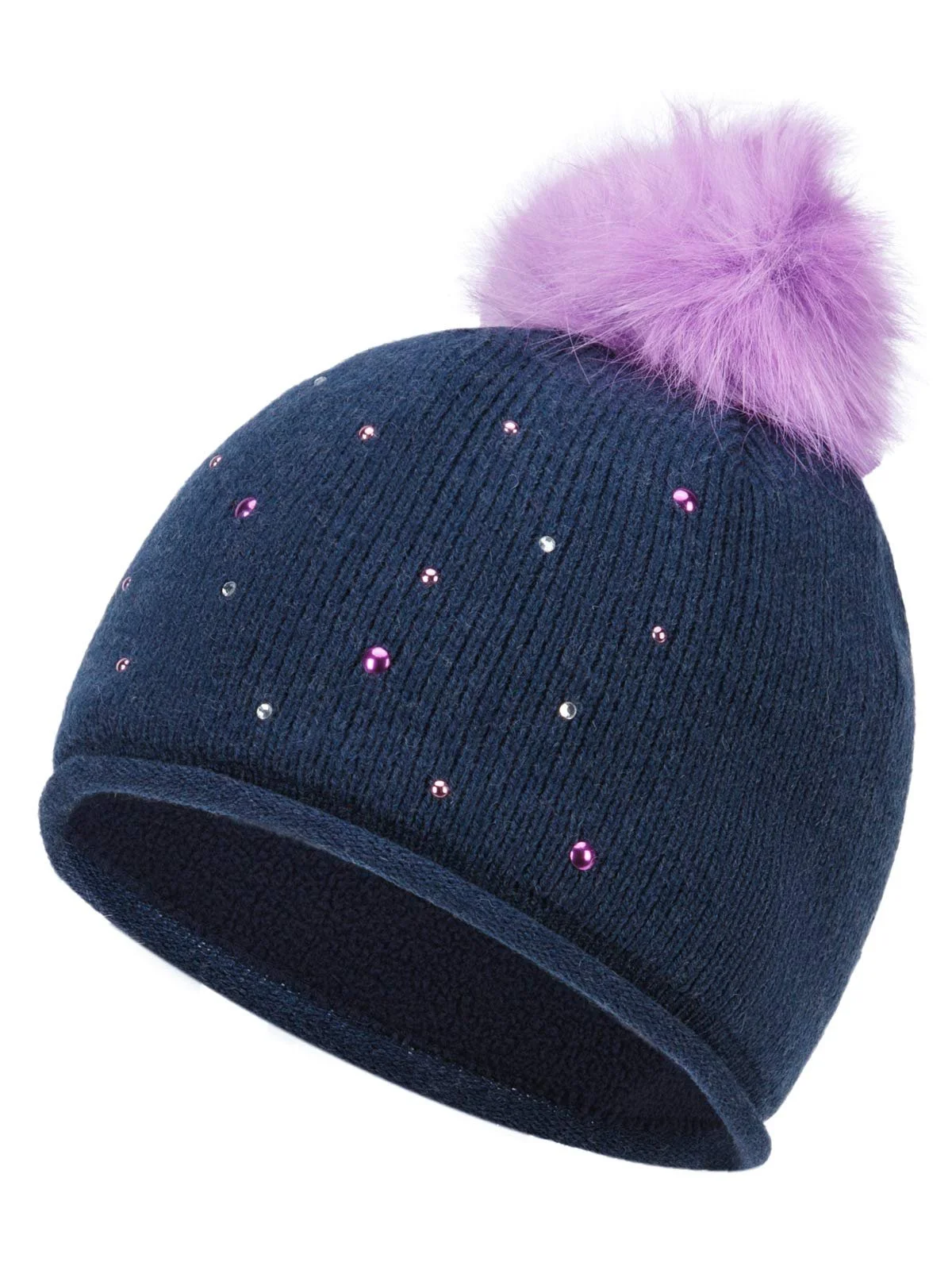 Шапка детская Marhatter с помпоном зимняя Вязаная, фото №1