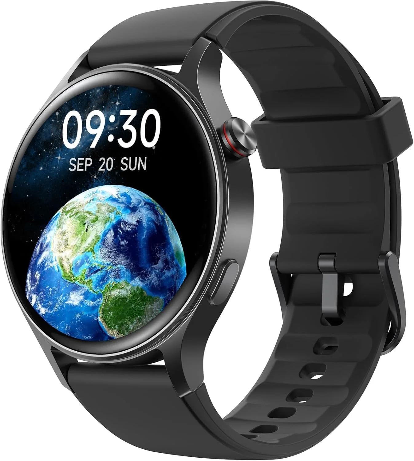 Смарт-часы Мужские Круглые с Функцией Телефона AMOLED-дисплей 1,32 дюйма, 3ATM, Женские Мужские для iOS/Android Шагомер с Монитором Сердечного Ритма / SpO2 / Сна, фото №1
