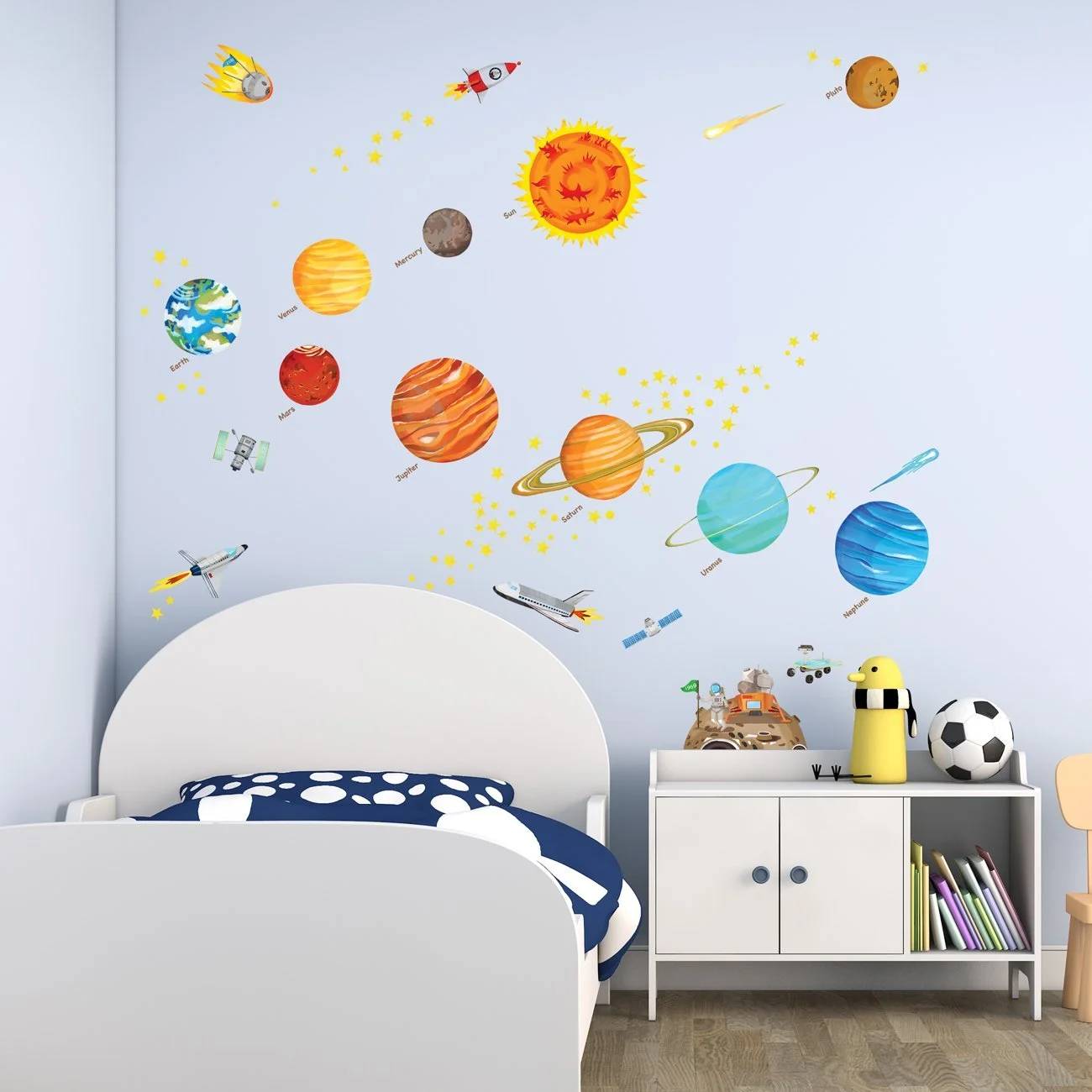 Наклейки на стіну Decowall DW-1501S The Solar System Medium, фото №2