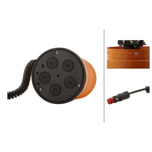 Проблесковый маячок HELLA 2RL 008 062-101 для VAN HOOL HYUNDAI CASE IH O+K, фото №2