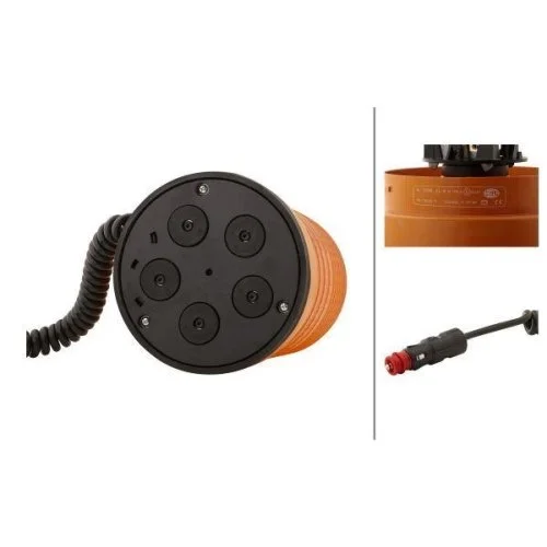 Проблисковий маячок HELLA 2RL 008 062-101 для VAN HOOL HYUNDAI CASE IH O+K, фото №2