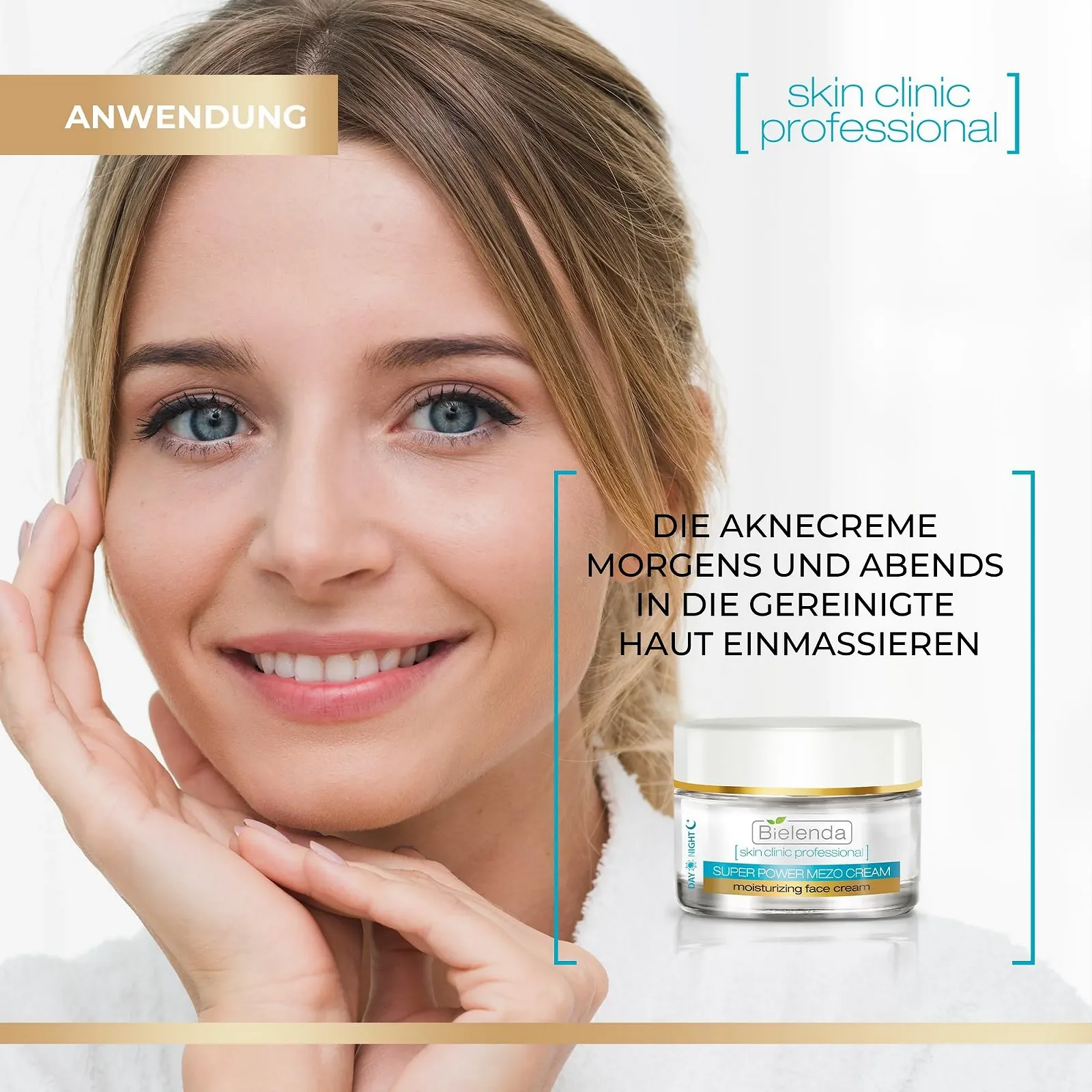 Крем для обличчя KIN CLINIC PROFESSIONAL Skin Clinic Professional SUPER MEZO Зволожувальний ANTI-AGE Денний/Нічний, фото №4 Крем для обличчя KIN CLINIC PROFESSIONAL Skin Clinic Professional SUPER MEZO Зволожувальний ANTI-AGE Денний/Нічний, фото №4