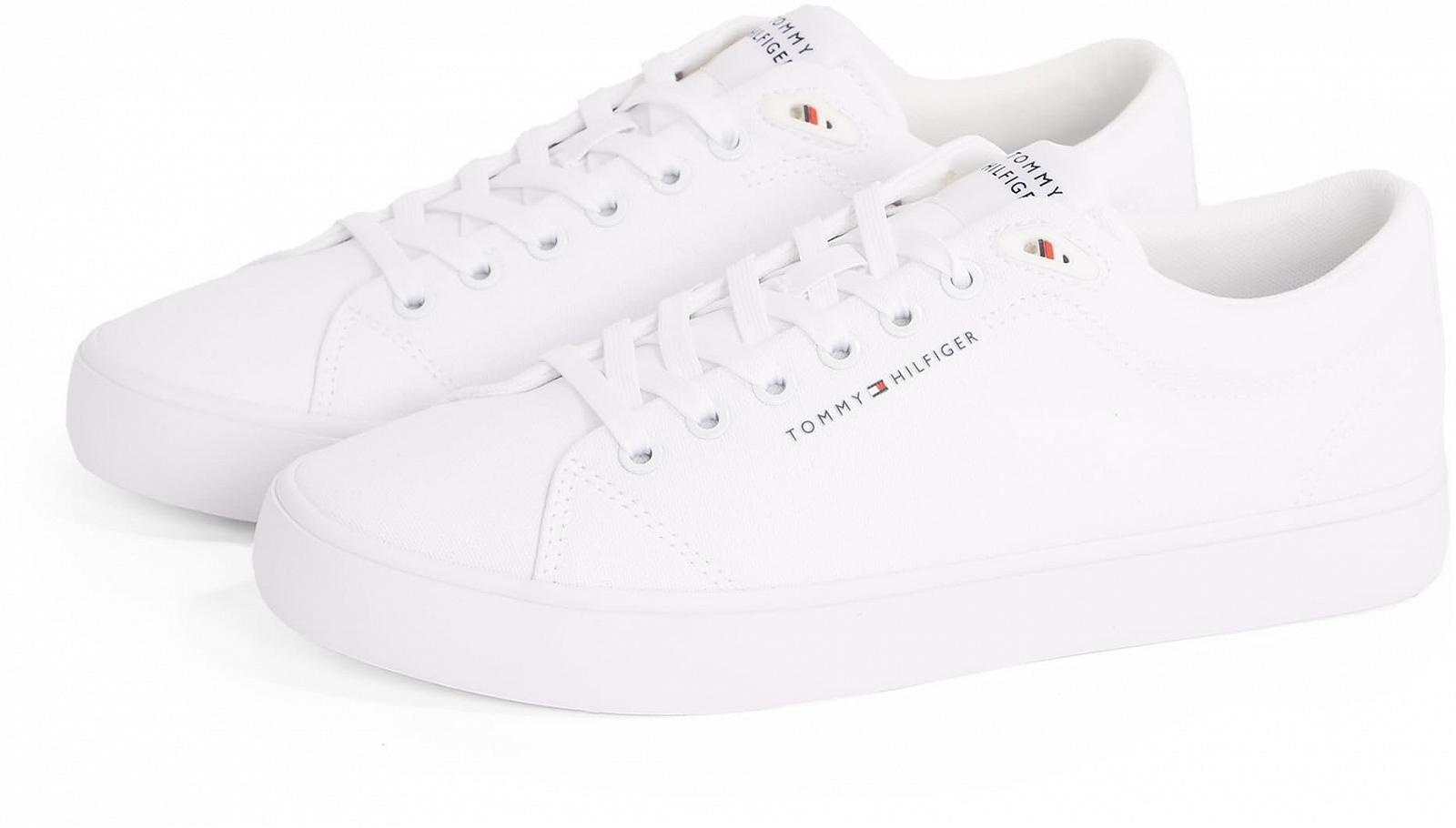 Кеды Tommy Hilfiger Core Canvas Vulcanized Sneaker Low Top, Cерый (Overcast Grey), 44, фото №4