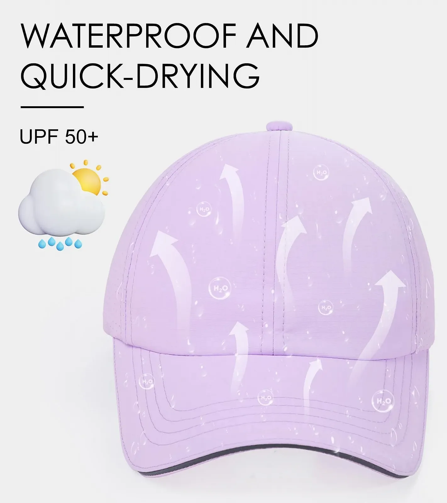 Бейсболка CHUANGLI Girls Criss Cross Ponytail Hat светоотражающая сетчатая для девочек, фото №3