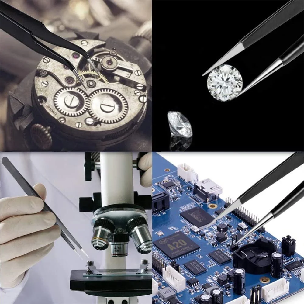 Набор Mini Отвёрток 15 Штук Включает 11 Часовых Отвёрток 2 Пинцета 1 Магнитизатор и Коробка для Хранения Мелкие Отвёртки для PS4 Очков Компьютера Часов Мобильного Телефона, фото №7