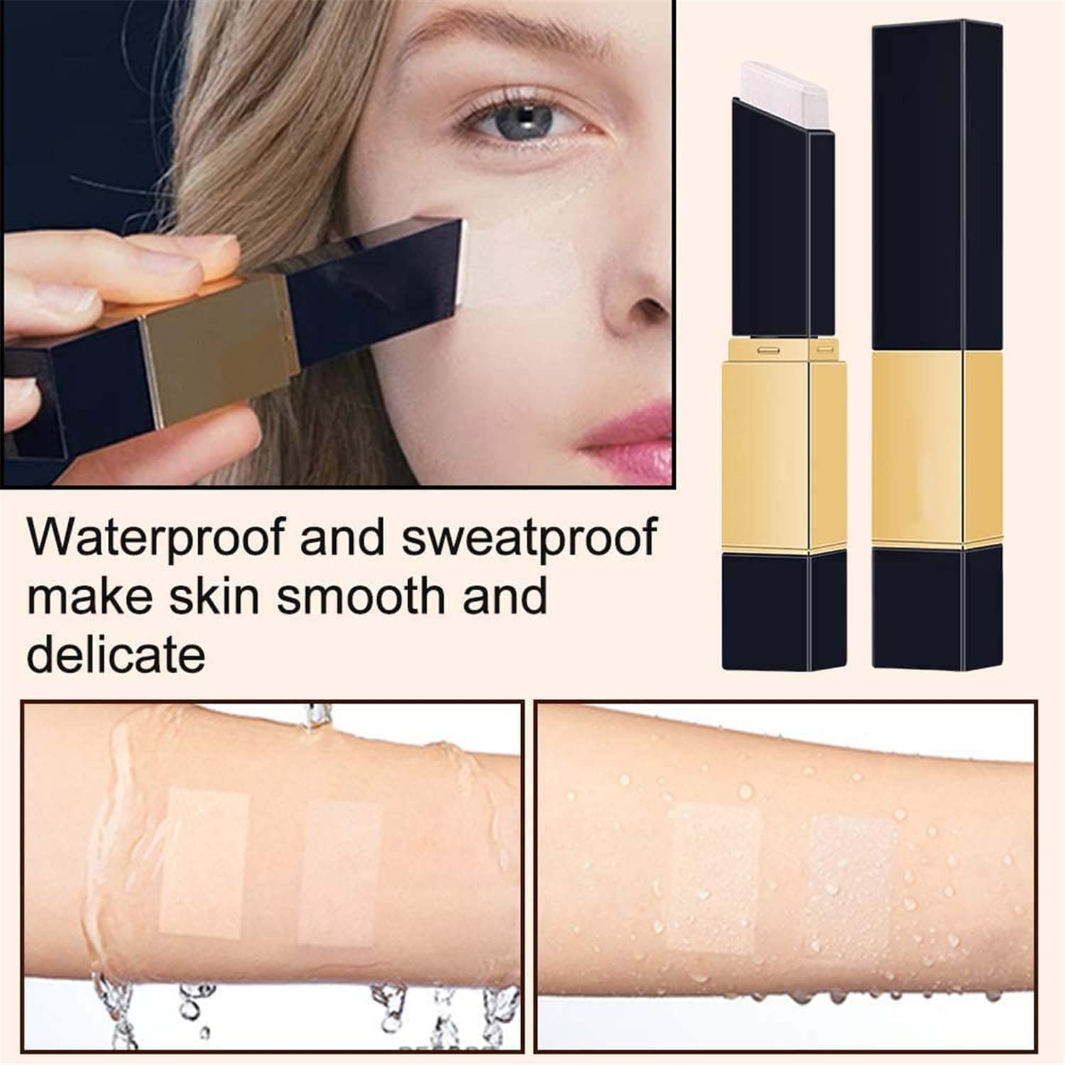 Коректор Стік 2-в-1 Foundation & Concealer Natural One Size, фото №3