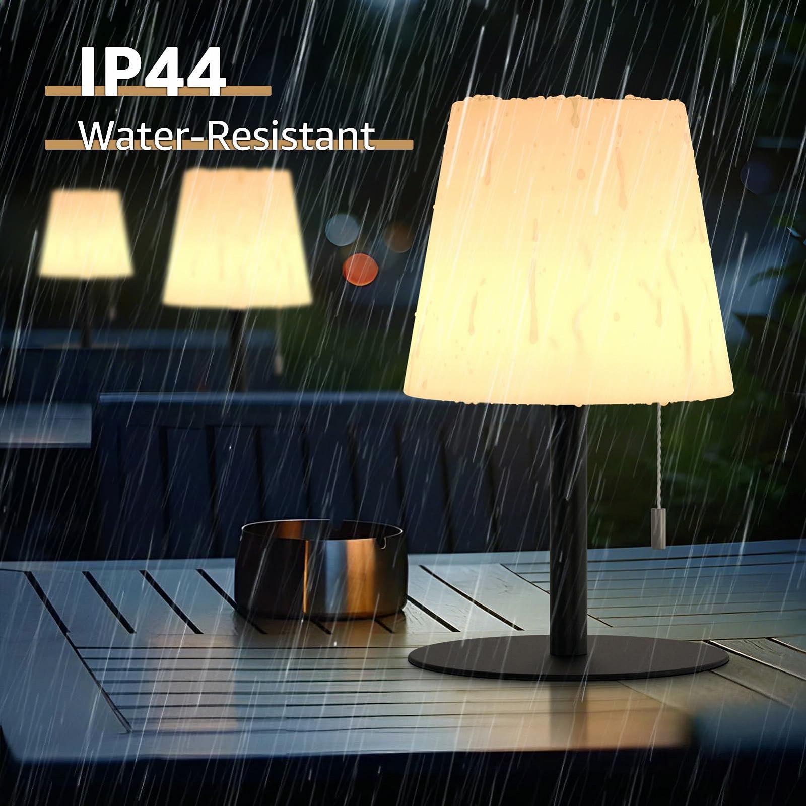 Настільна лампа LED Battery Outdoor Wireless Dimmable 7 Colours USB Чорний, фото №4