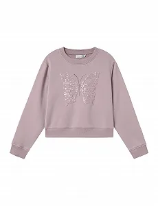Свитшот NAME IT Nkflova Sh Nreg Sweat Unb Box для девочек - Фото 1